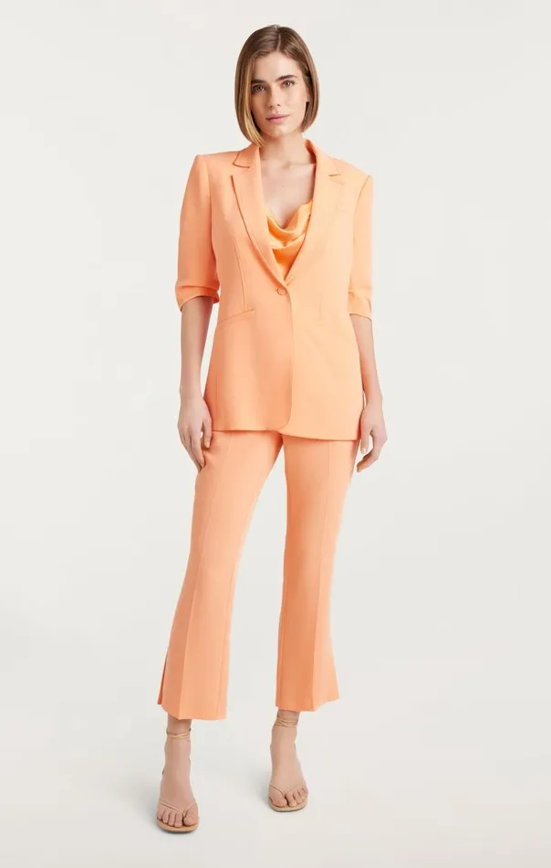 Cinq Sept Crepe Khloe Blazer Marmalade Women Blazers