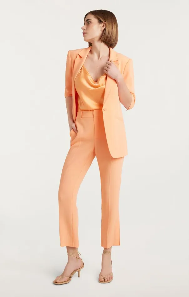 Cinq Sept Crepe Khloe Blazer Marmalade Women Blazers