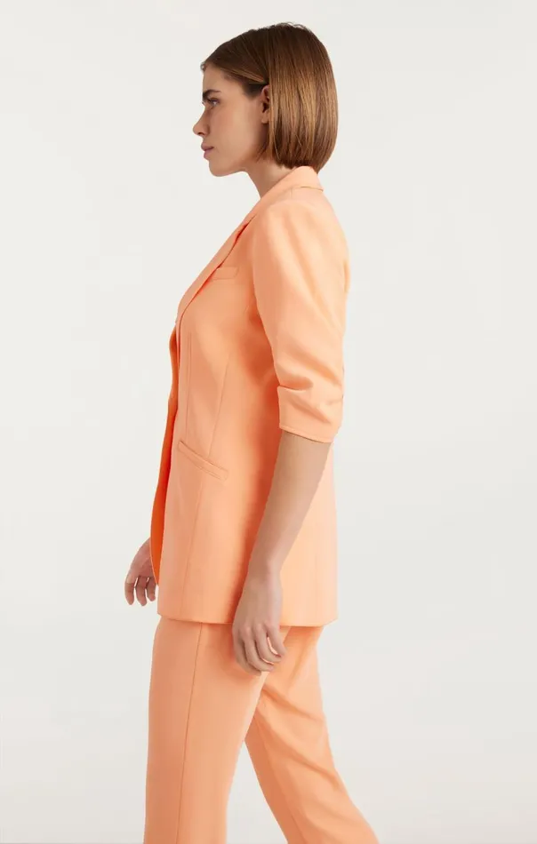 Cinq Sept Crepe Khloe Blazer Marmalade Women Blazers