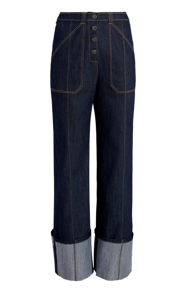 Cinq Sept Cuffed Benji Pant Indigo Women Pants