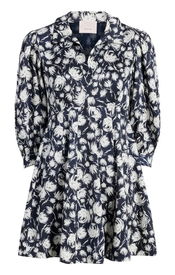 Cinq Sept Darby Dress Navyivory Women Mini