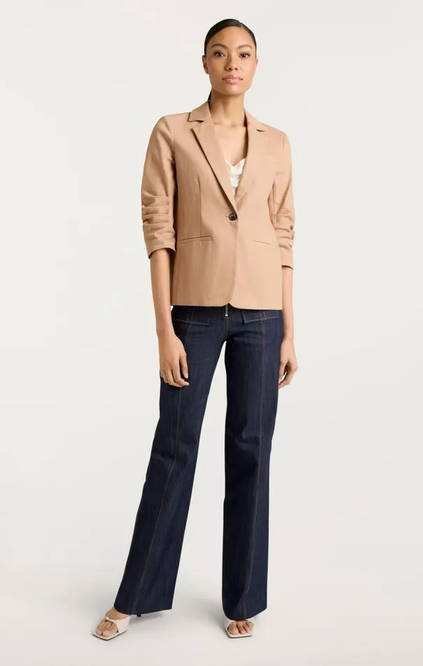 Cinq Sept Denim Khloe Blazer Sahara Women Blazers