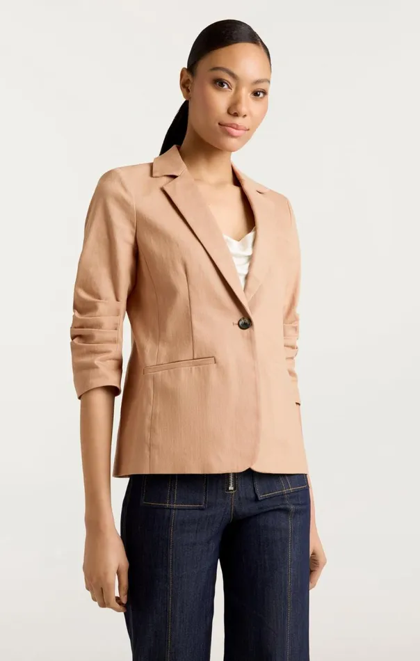 Cinq Sept Denim Khloe Blazer Sahara Women Blazers