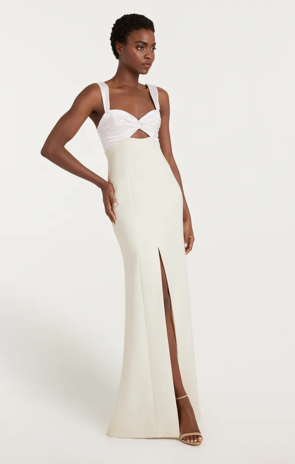 Cinq Sept Jillie Gown Ivory Women Cocktail and Evening