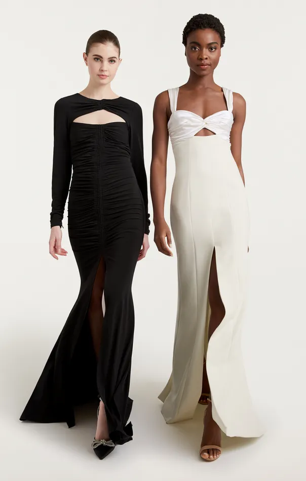 Cinq Sept Jillie Gown Ivory Women Cocktail and Evening