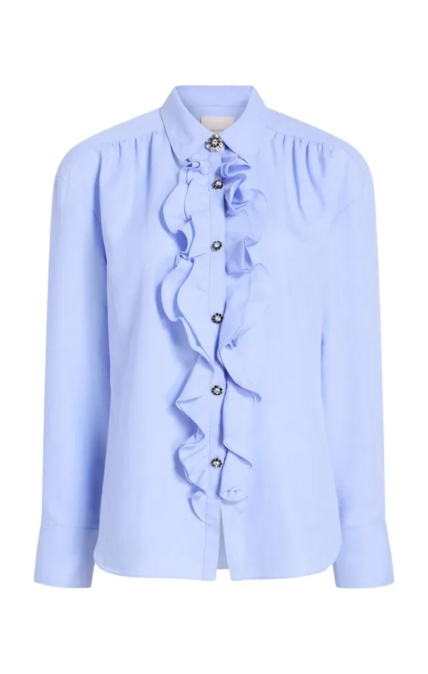 Cinq Sept Kadi Top Raincloud Women Long Sleeve Tops