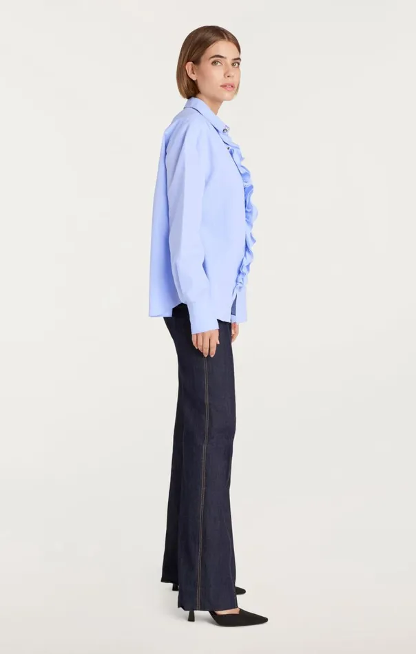 Cinq Sept Kadi Top Raincloud Women Long Sleeve Tops