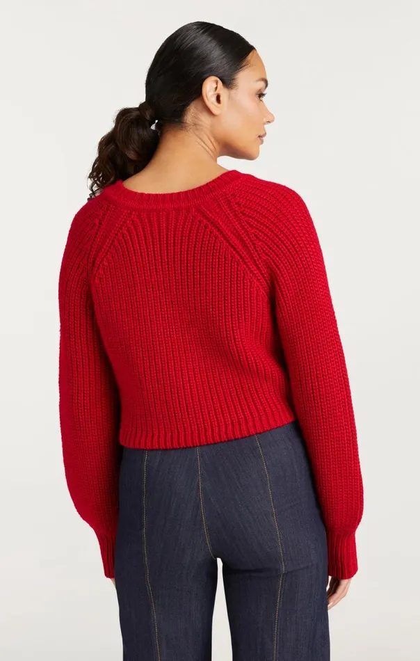 Cinq Sept Keren Pullover Redcurrant Women Sweaters and Knits