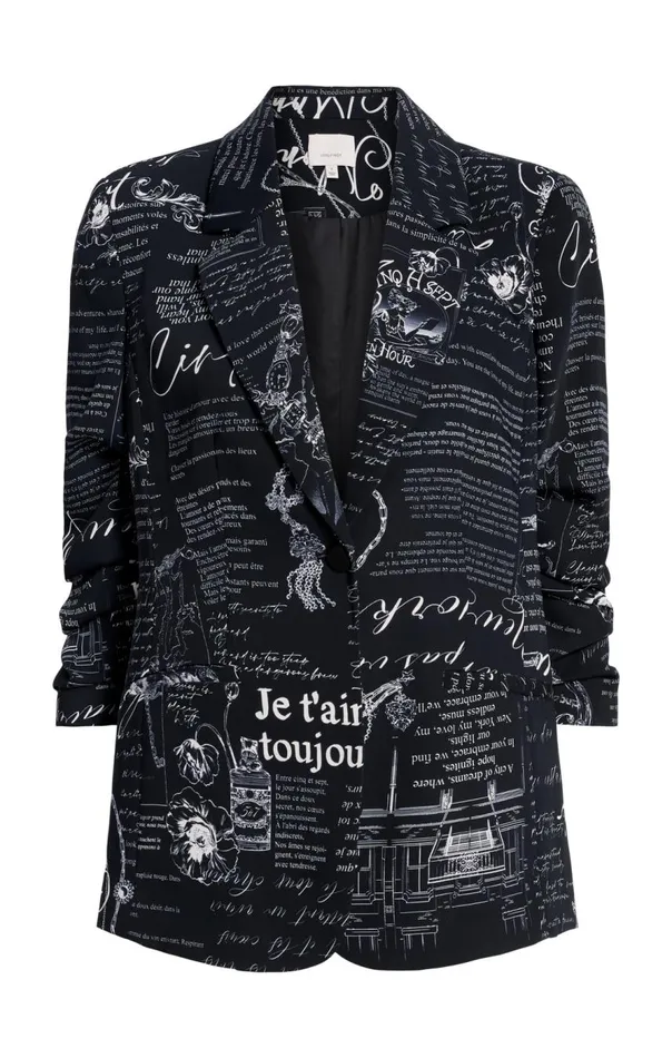 Cinq Sept Love Stories Kylie Blazer Blackwhite Women Blazers