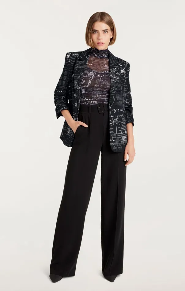 Cinq Sept Love Stories Kylie Blazer Blackwhite Women Blazers