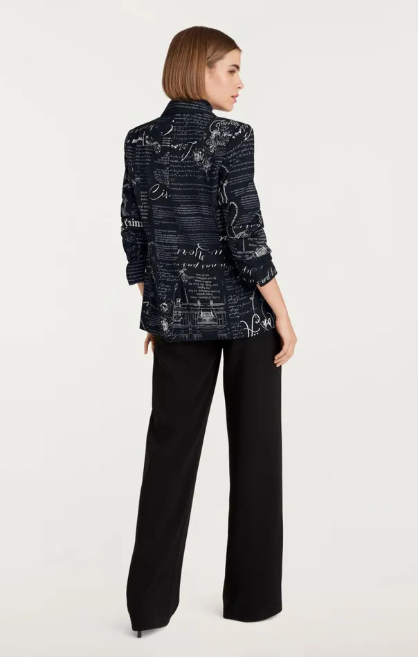 Cinq Sept Love Stories Kylie Blazer Blackwhite Women Blazers