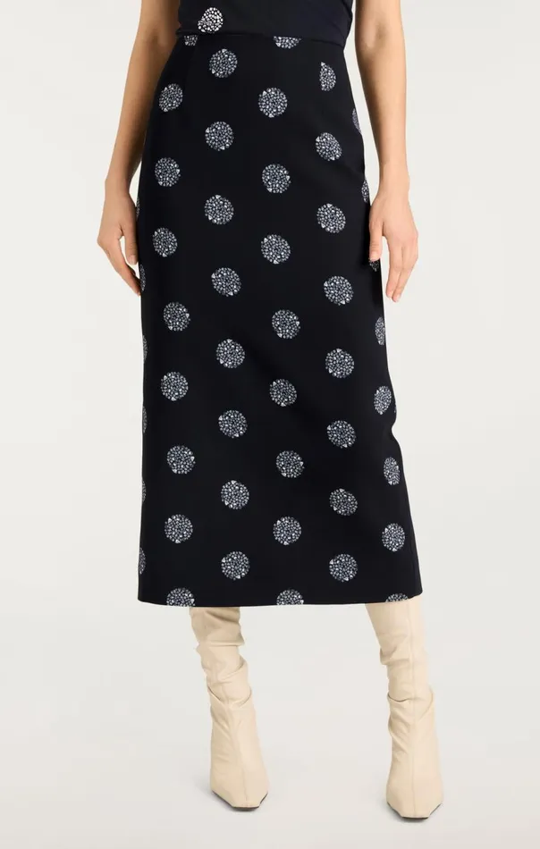 Cinq Sept Malti Skirt Blacksilver Women Skirts