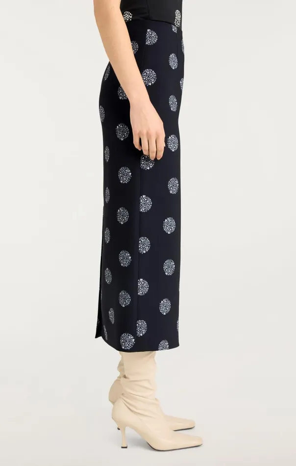 Cinq Sept Malti Skirt Blacksilver Women Skirts