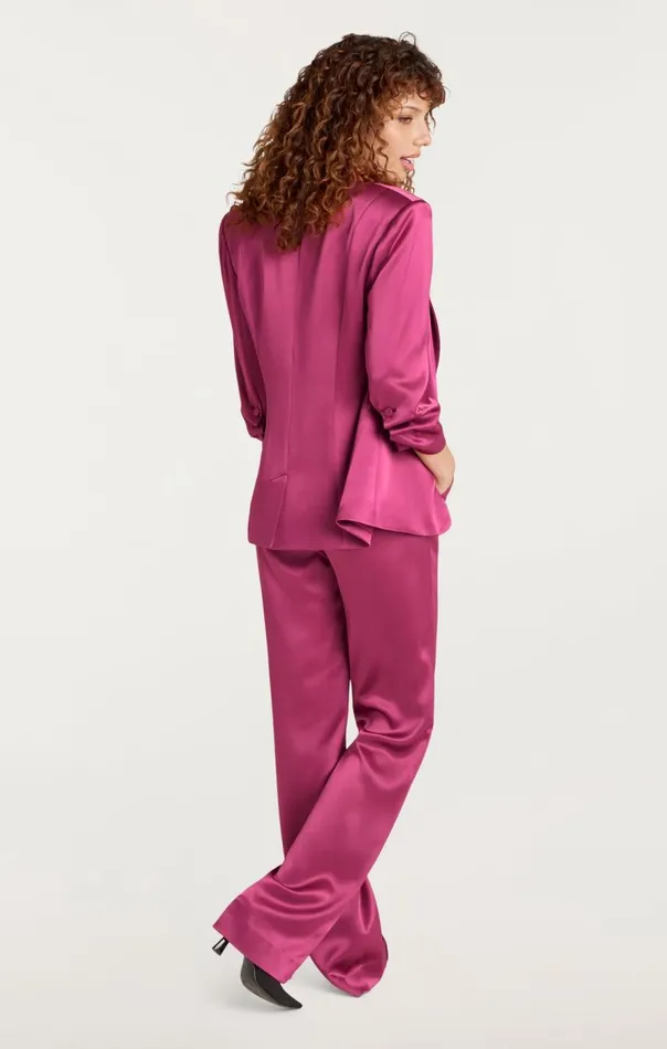 Cinq Sept Smooth Satin Khloe Blazer Darkube Women Blazers