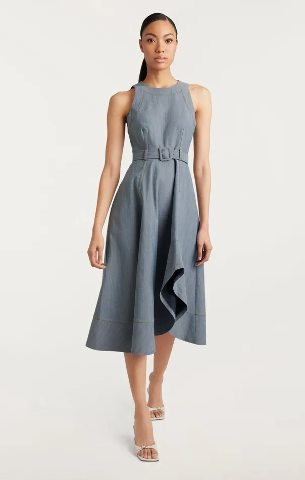 Cinq Sept Zelda Dress Lightindigo Women Midi