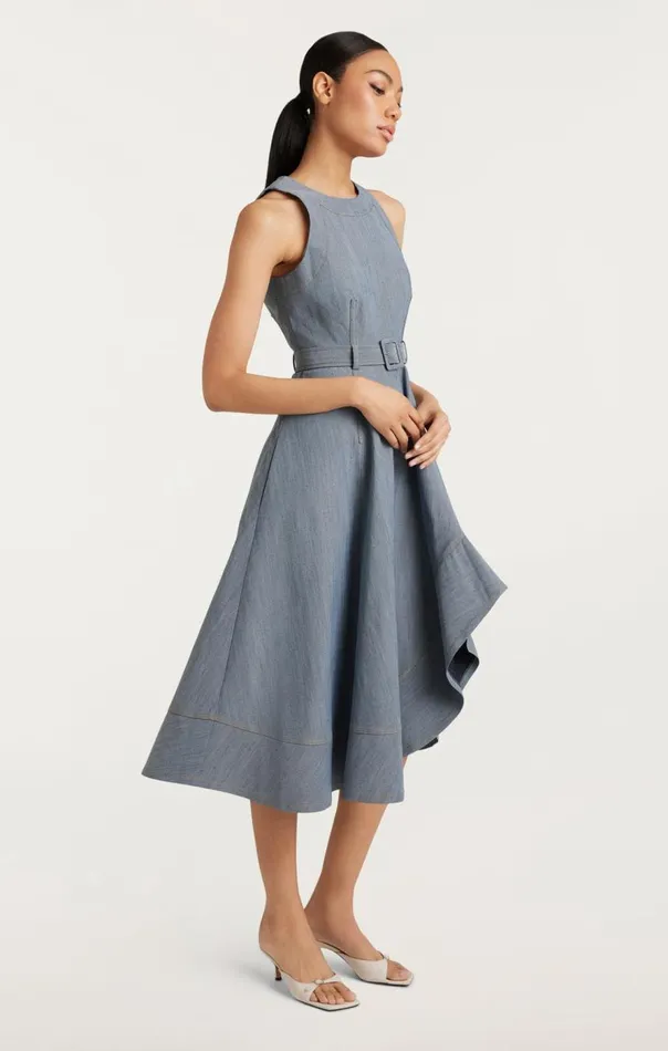 Cinq Sept Zelda Dress Lightindigo Women Midi