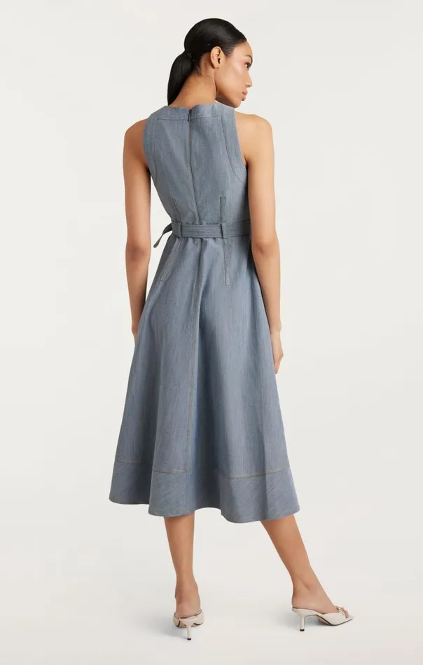 Cinq Sept Zelda Dress Lightindigo Women Midi