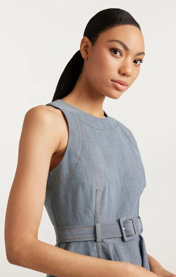 Cinq Sept Zelda Dress Lightindigo Women Midi