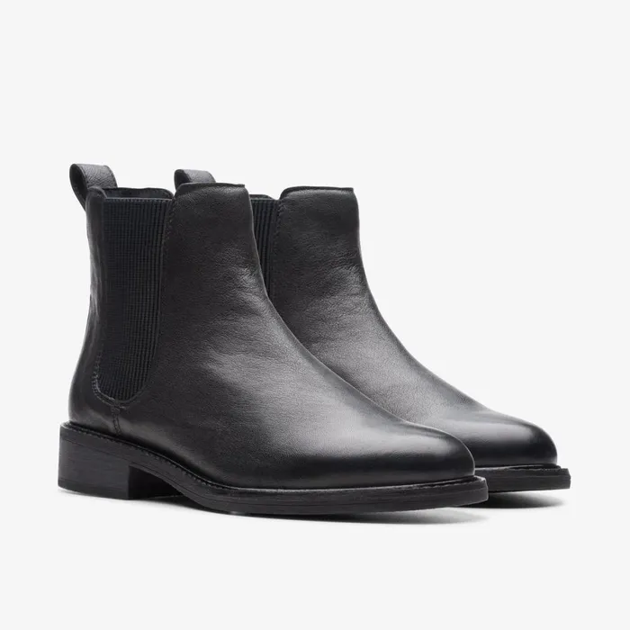 Clarks Ankle Boots Cologne Arlo 2 Ankle Boot Black Leather 8211 Women