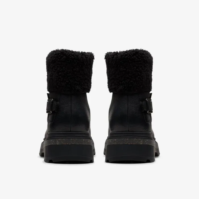 Clarks Ankle Boots Hencroft Madi Waterproof Black Warmlined Leather 8211 Women