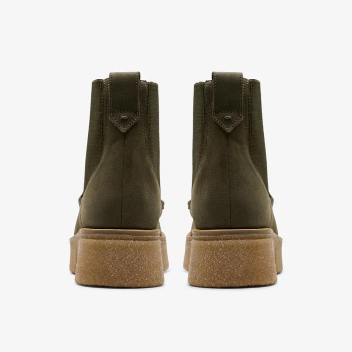 Clarks Ankle Boots Linoso Top Ankle Boot Dark Green Nubuck 8211 Women