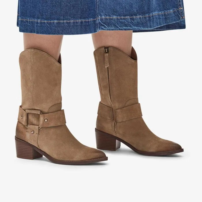 Clarks Ankle Boots Morzine Rise Dark Sand Suede 8211 Women