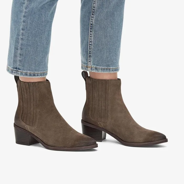 Clarks Ankle Boots Morzine Top Ankle Boot Mole Grey Suede 8211 Women