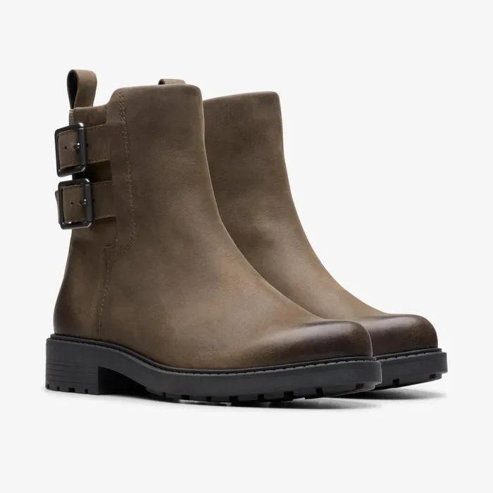 Clarks Ankle Boots Orinoco 2 Bay Mole Grey Leather 8211 Women