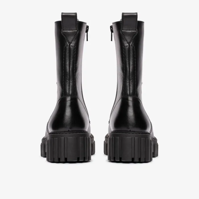 Clarks Ankle Boots Page Lace Boot Black Leather 8211 Women