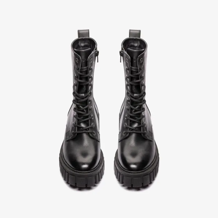 Clarks Ankle Boots Page Lace Boot Black Leather 8211 Women