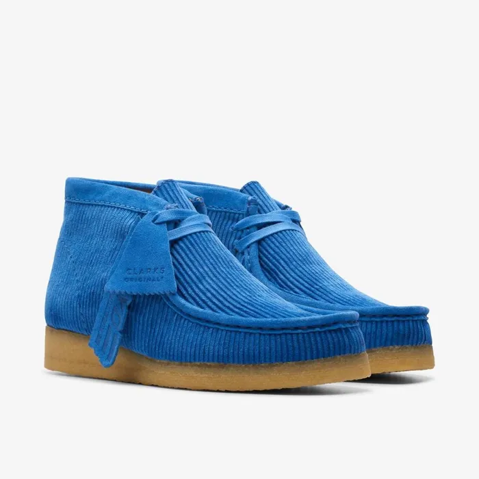 Clarks Ankle Boots Wallabee Boot Pacific Blue 8211 Women