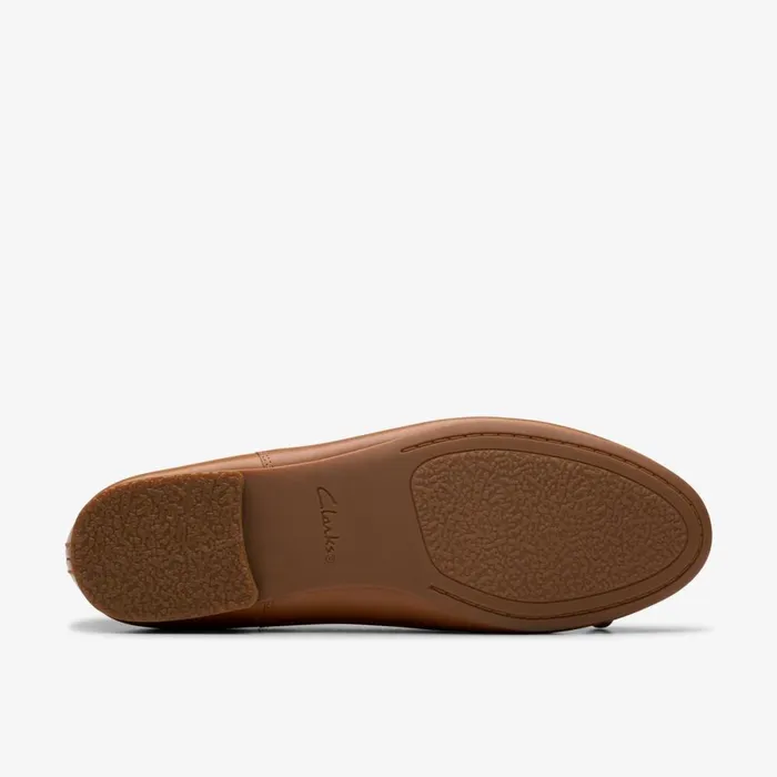 Clarks Ballet Pumps Fawna Lily Tan Leather 8211 Women
