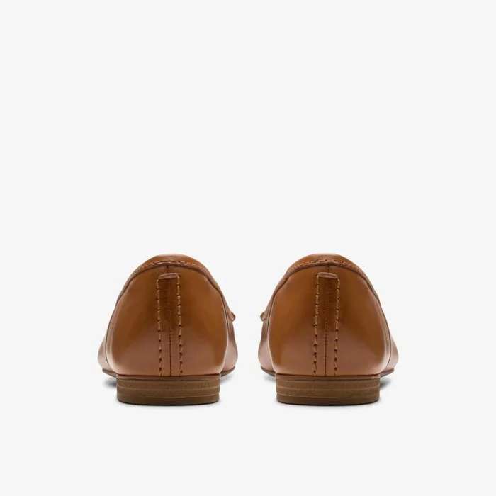 Clarks Ballet Pumps Fawna Lily Tan Leather 8211 Women