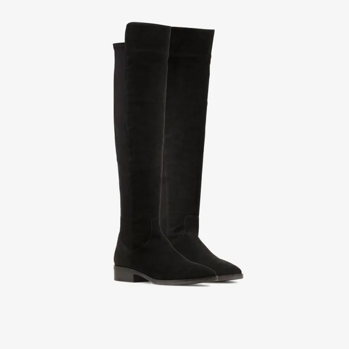 Clarks Black Boots Pure Caddy Knee High Boot Black Suede 8211 Women Clarks Black Boots Pure Caddy Knee High Boot Black Suede 8211 Women