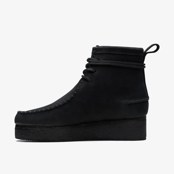 Clarks Black Boots Wallabee Craft Black Nubuck 8211 Women Clarks Black Boots Wallabee Craft Black Nubuck 8211 Women