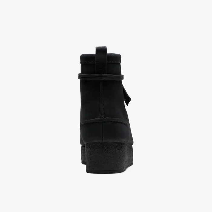 Clarks Black Boots Wallabee Craft Black Nubuck 8211 Women Clarks Black Boots Wallabee Craft Black Nubuck 8211 Women