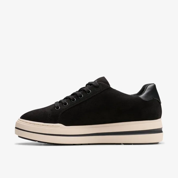 Clarks Black Shoes Audreigh Sky Black Fabric 8211 Women