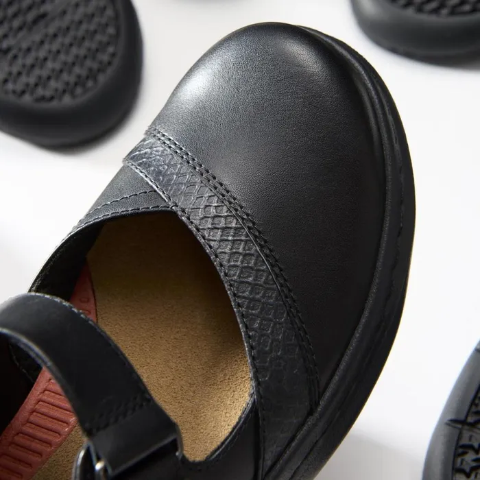 Clarks Black Shoes Pace Black Leather 8211 Women