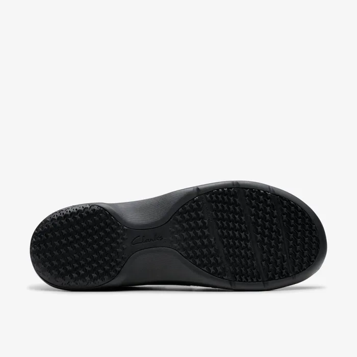 Clarks Black Shoes Pace Black Leather 8211 Women