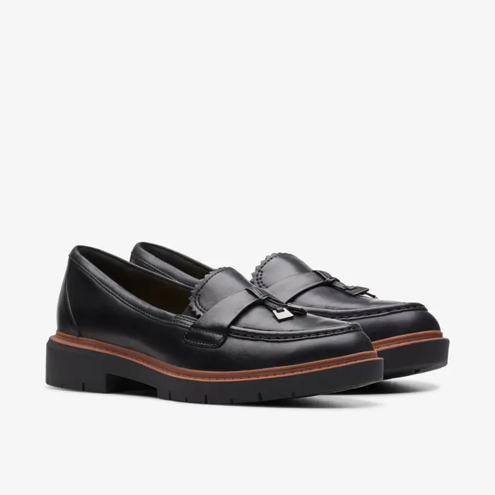 Clarks Black Shoes Westlynn Bella Black Leather 8211 Women
