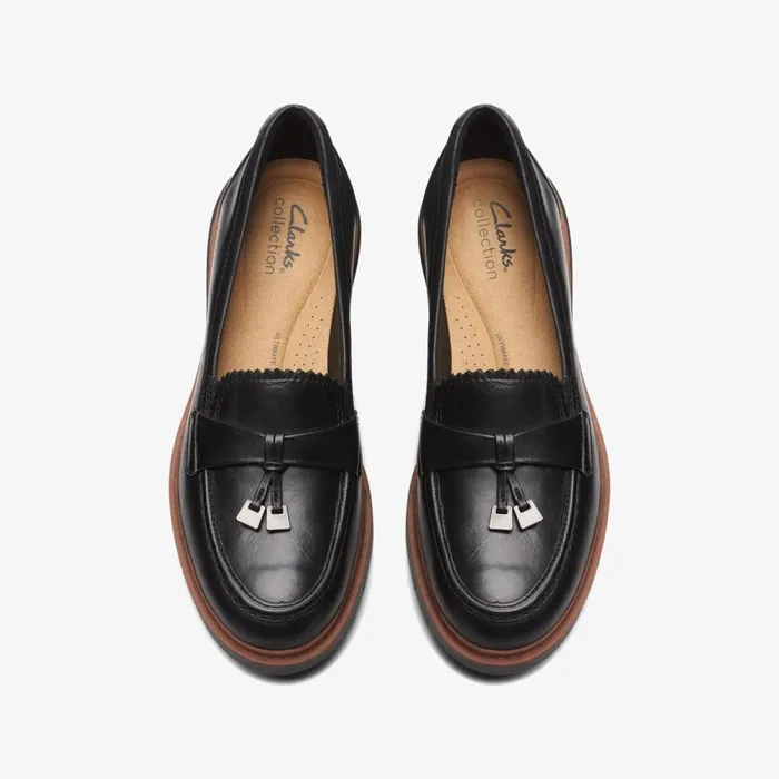 Clarks Black Shoes Westlynn Bella Black Leather 8211 Women