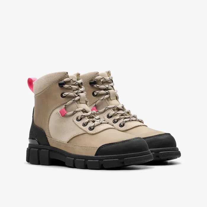 Clarks Boots Evyn Hike Off White 8211 Kids