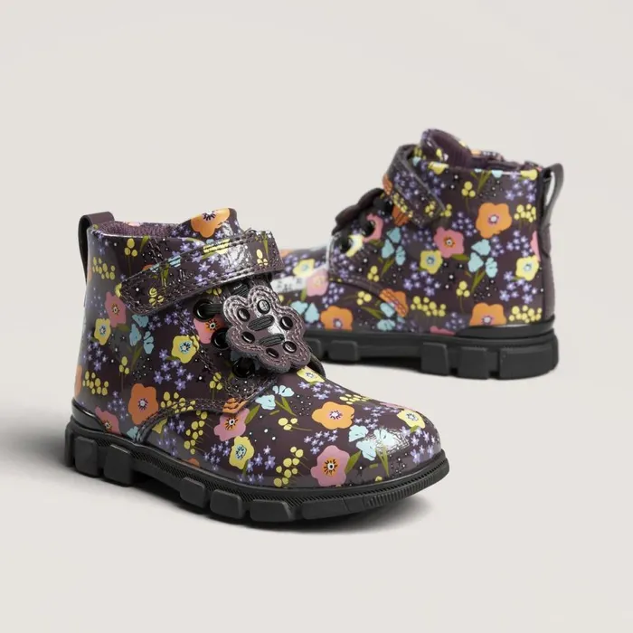 Clarks Boots Evyn Top Toddler Plum 8211 Kids