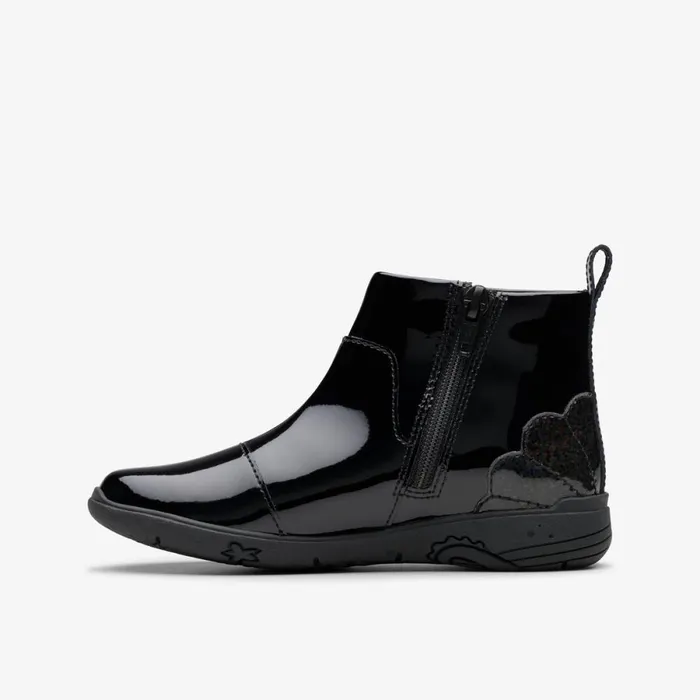 Clarks Boots Relda Glow Black 8211 Kids