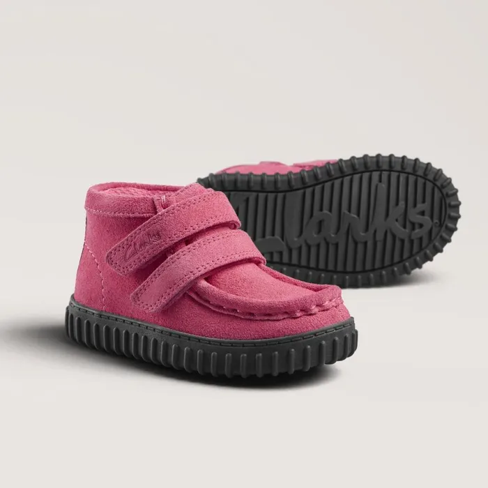 Clarks Boots Torhill Toddler Fuchsia Suede 8211 Kids