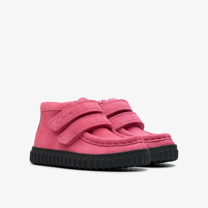 Clarks Boots Torhill Toddler Fuchsia Suede 8211 Kids