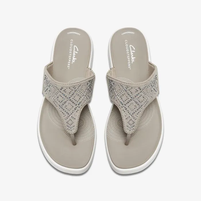 Clarks Flat Sandals Drift Way Stone 8211 Women