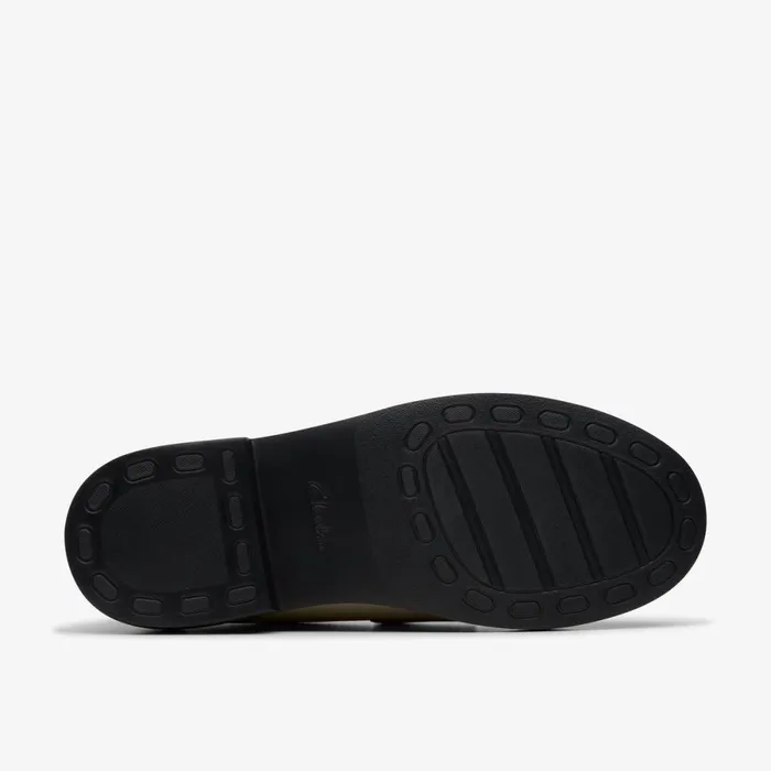 Clarks Flat Shoes Splend Edge Cream Leather 8211 Women