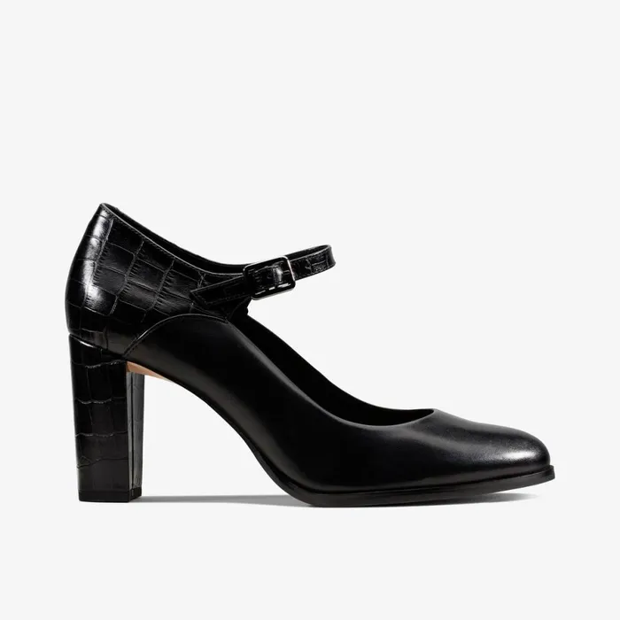 Clarks Heels Kaylin Alba Black Combination 8211 Women