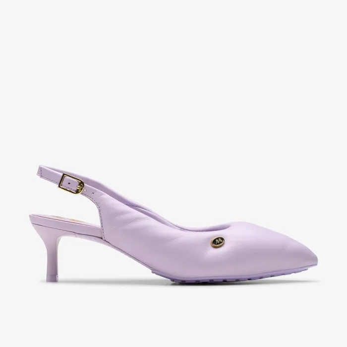 Clarks Heels Martine Rose Sling Lilac Leather 8211 Women